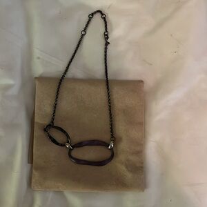 Alexis Bittar Two Tone Adjustable Necklace